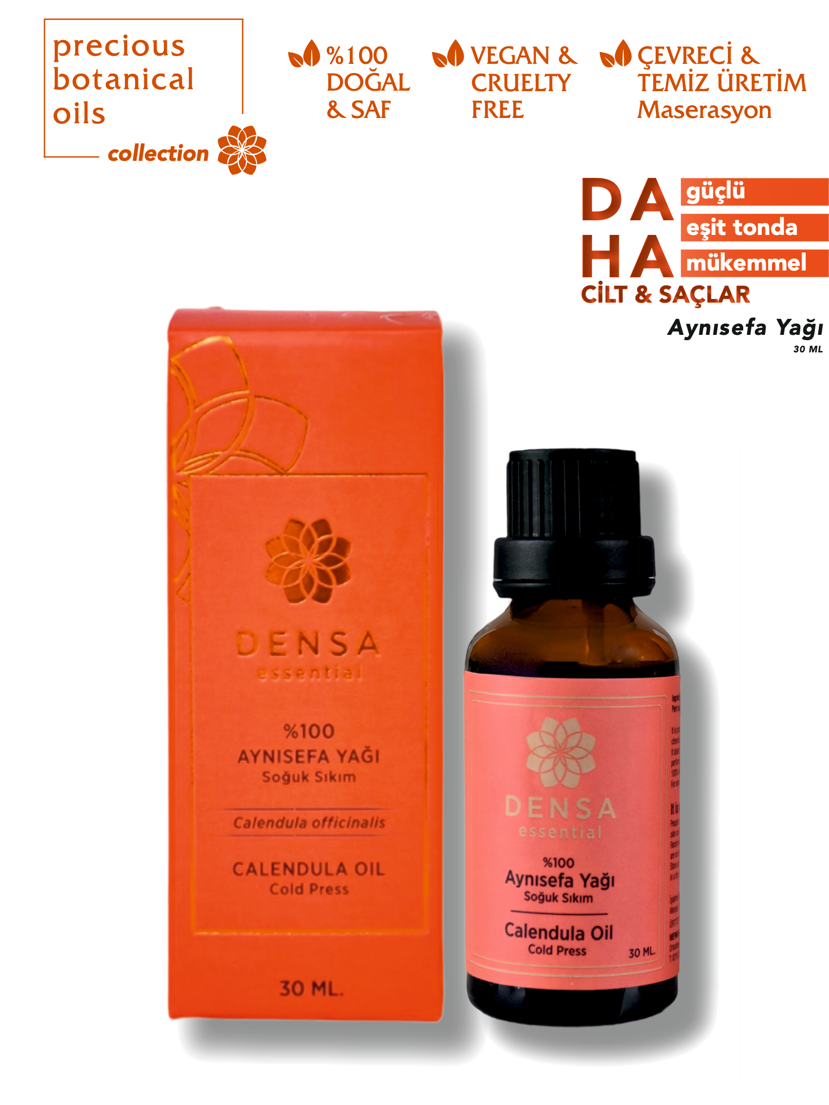 %100 Aynısefa (Kalendula) Yağı 30 ML