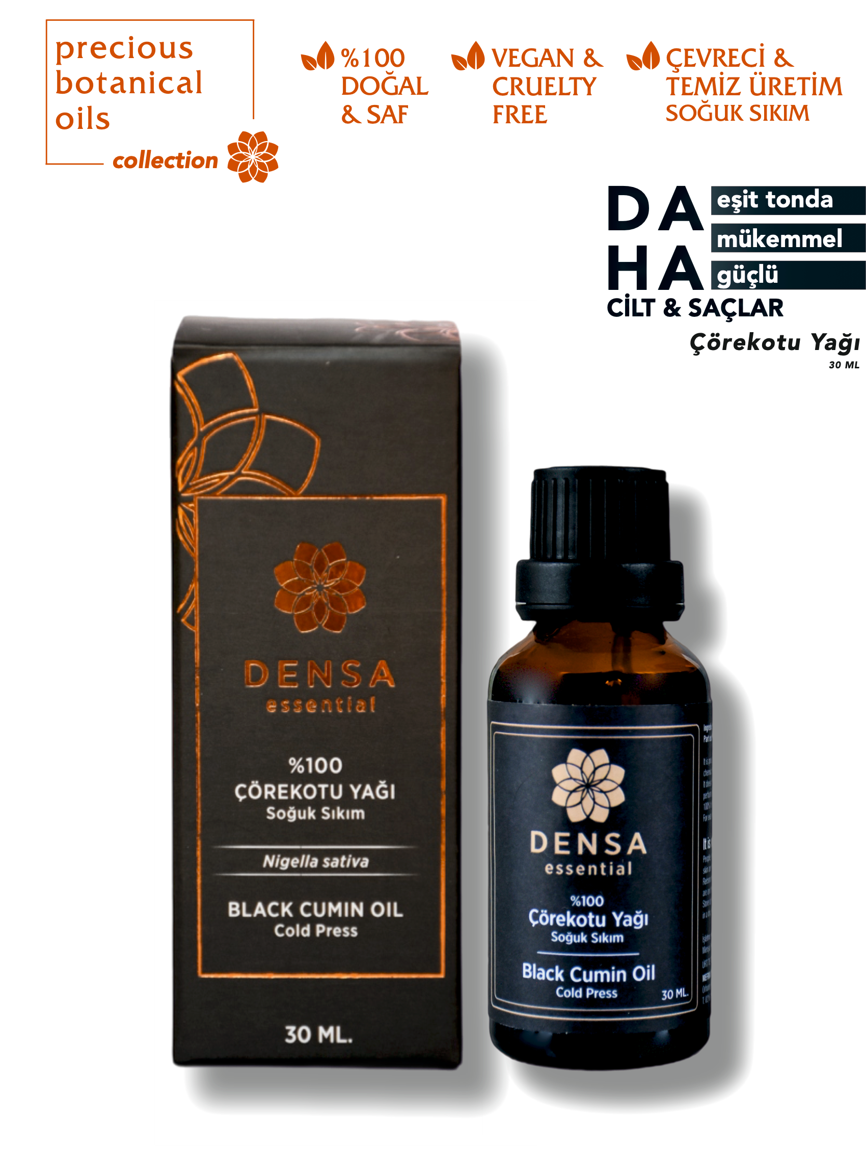 %100 Çörekotu Yağı 30 ML