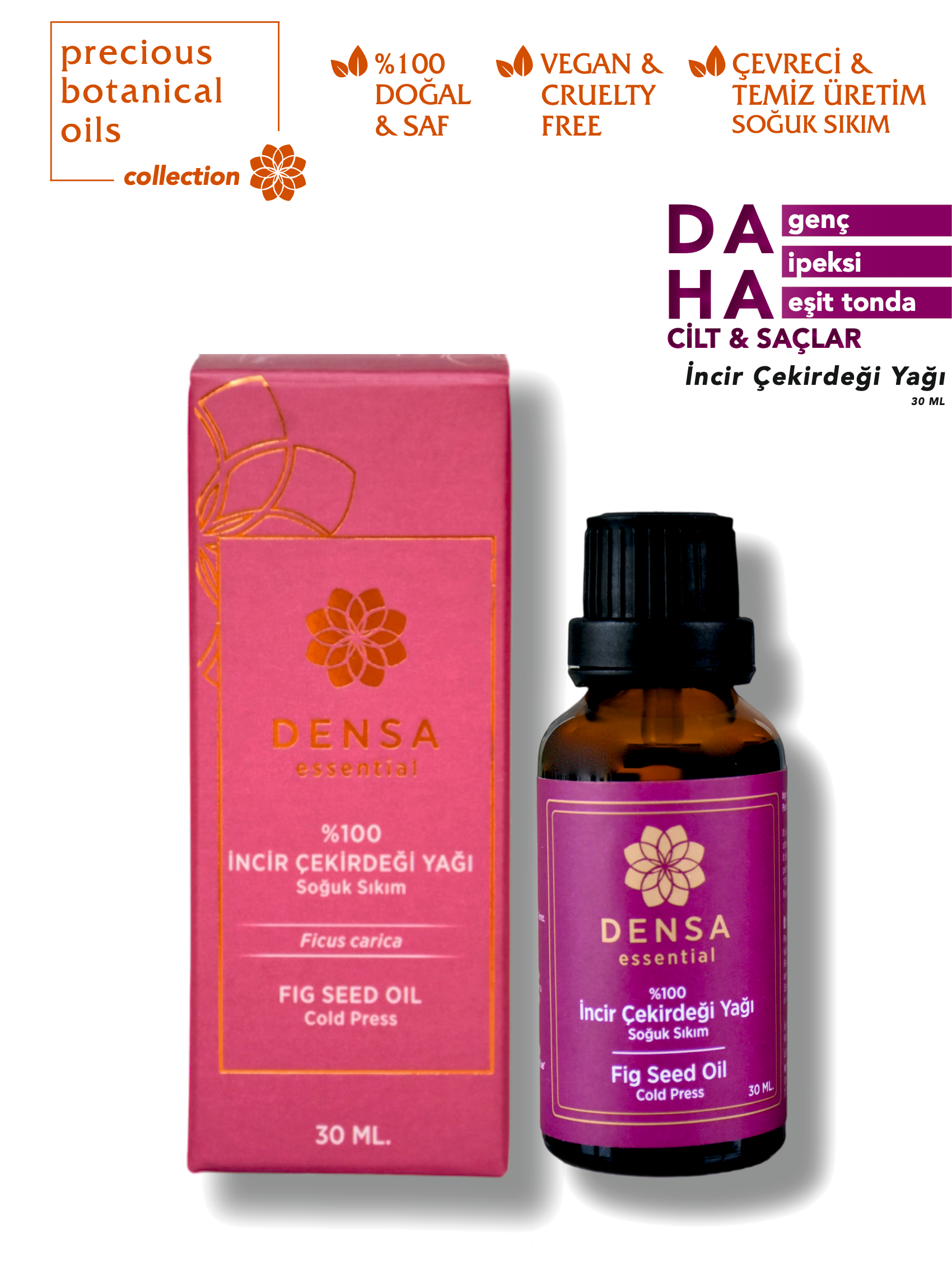 %100 İncir Çekirdeği Yağı 30 ML