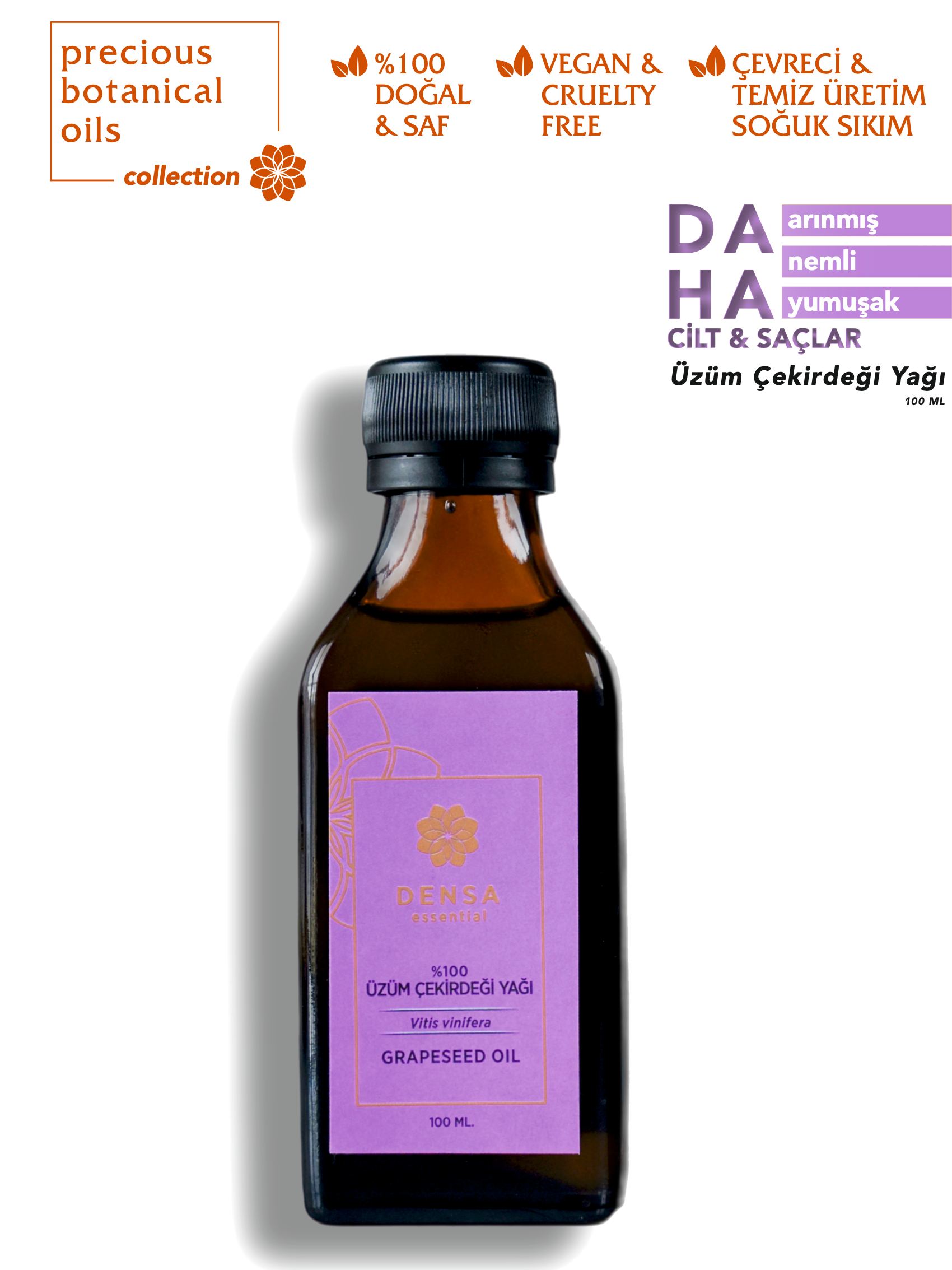 %100 Üzüm Çekirdeği Yağı 100 ML