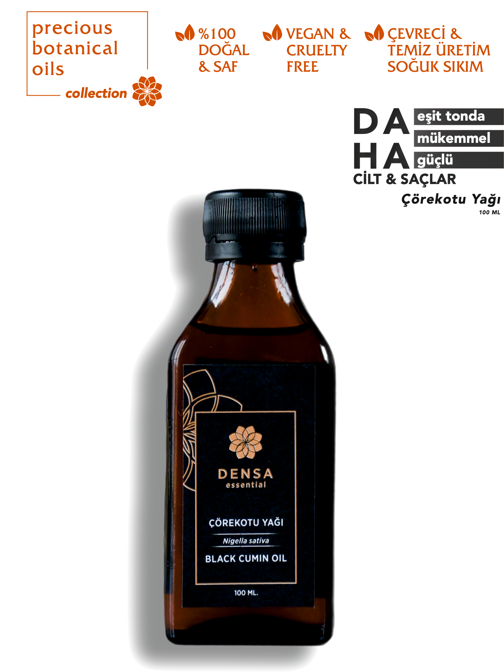 %100 Çörekotu Yağı 100 ML