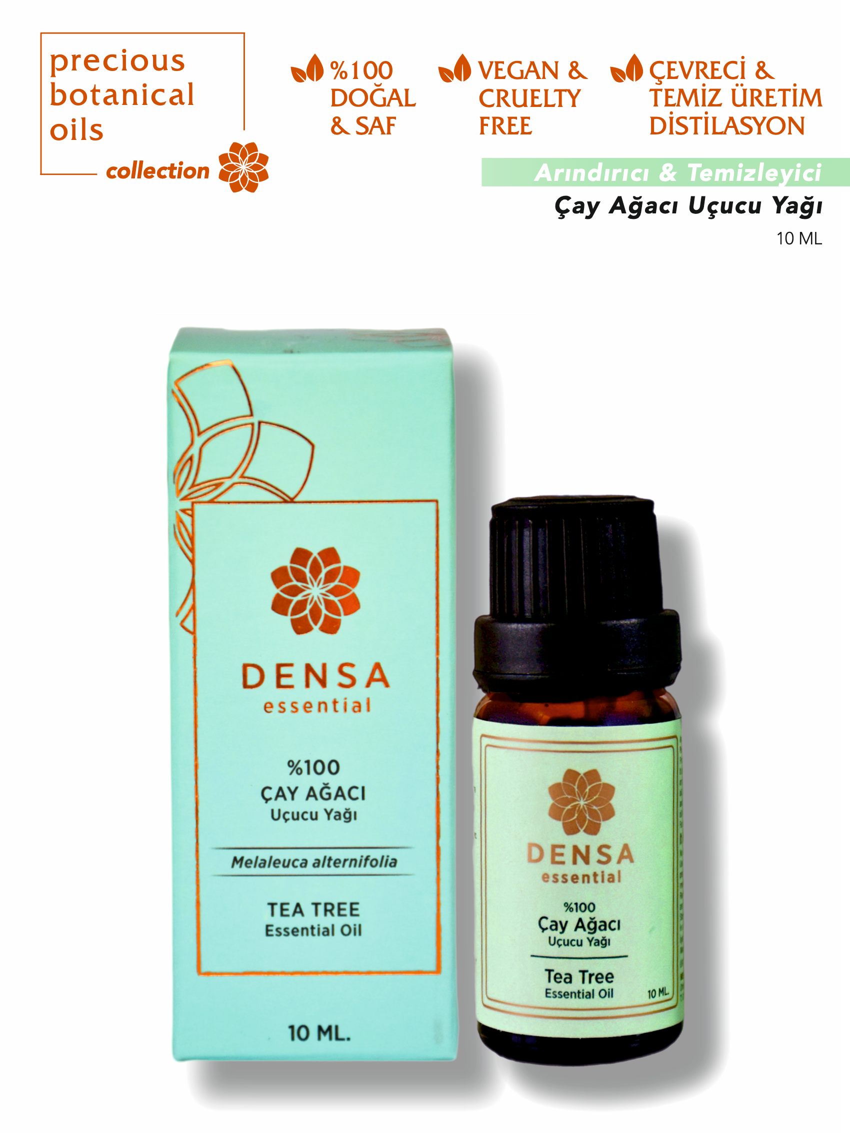 %100 Çay Ağacı Uçucu Yağı 10 ML