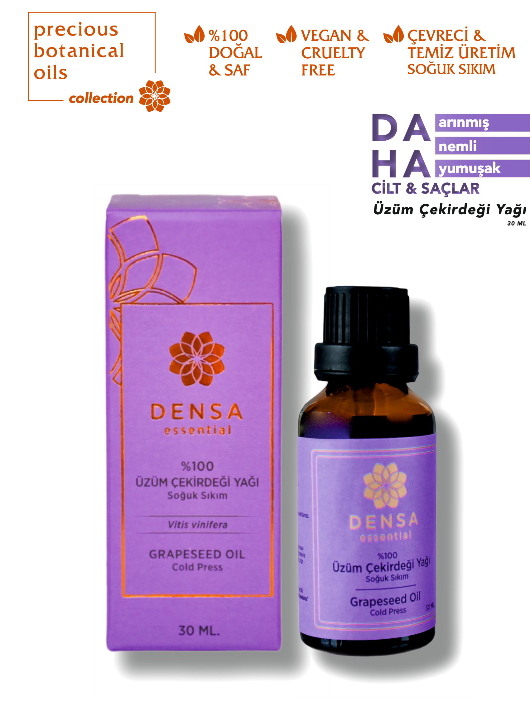 %100 Üzüm Çekirdeği Yağı 30 ML