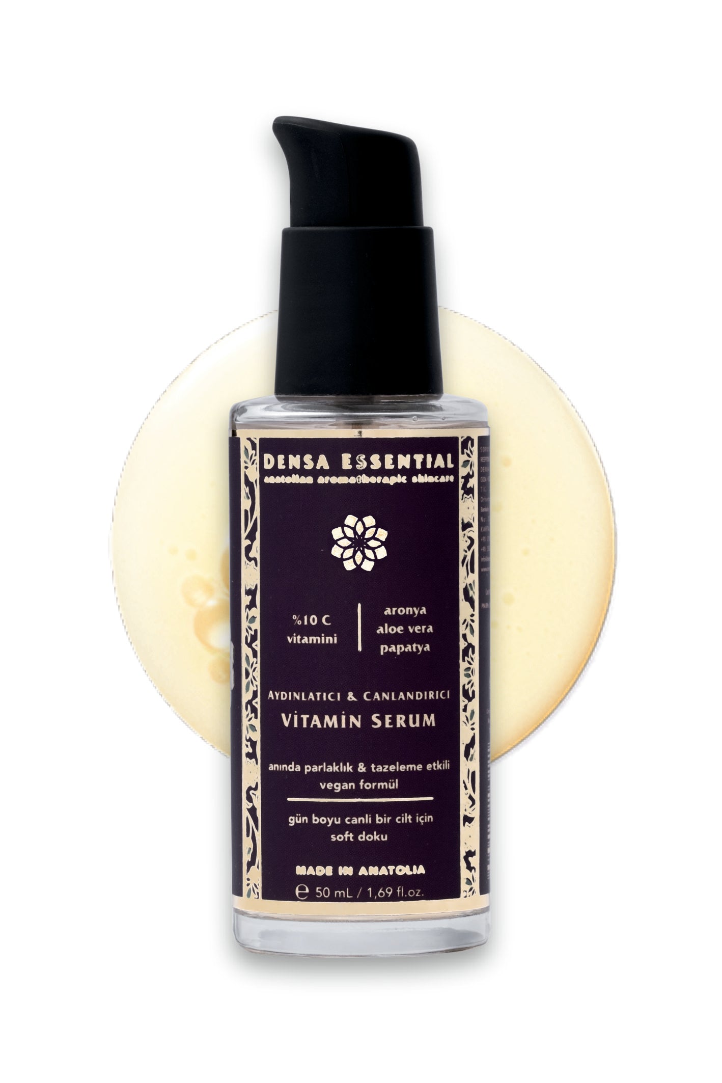 AYDINLATICI - CANLANDIRICI - LEKE KARŞITI %10 C VİTAMİNİ SERUM - 50 ML