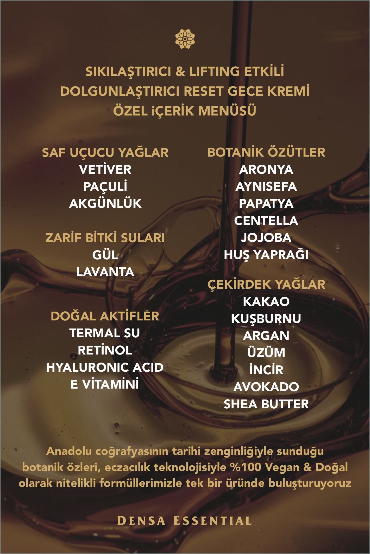 RESET GECE KREMİ - SIKILAŞTIRICI & LIFTING ETKİLİ 50 ML