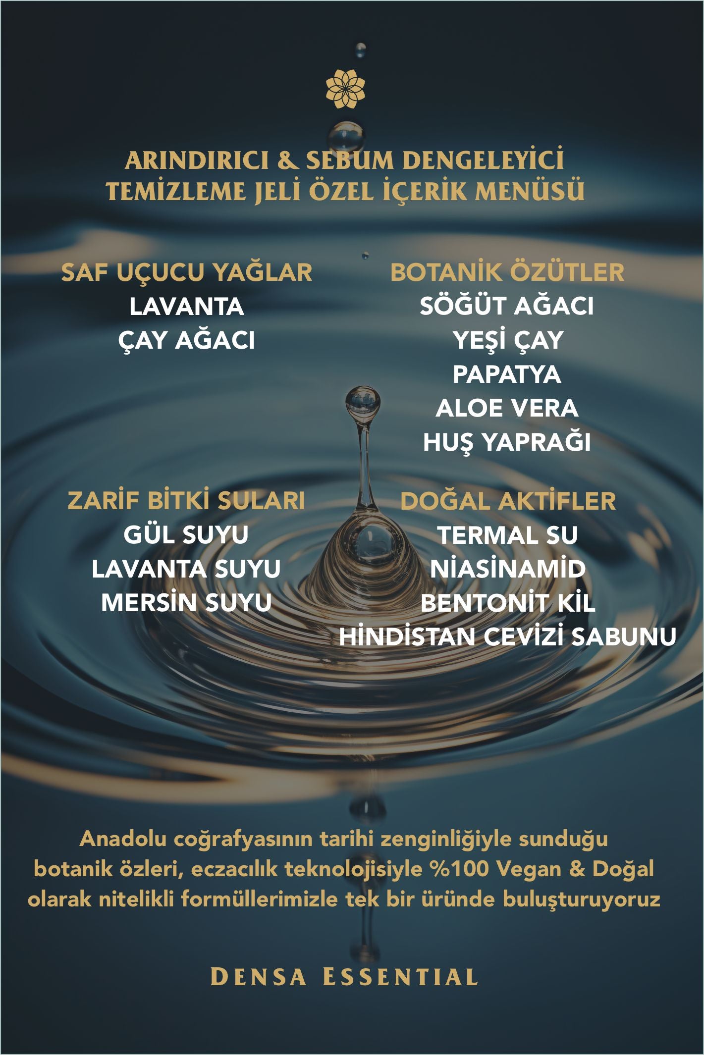ARINDIRICI & DENGELEYİCİ AROMATERAPİK TEMİZLEME JELİ