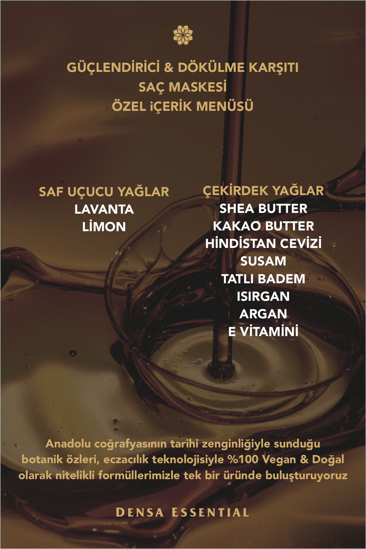YOĞUN BAKIM SAÇ MASKESİ - GÜÇLENDİRİCİ/ONARICI/DÖKÜLME KARŞITI/BESLEYİCİ ETKİLİ