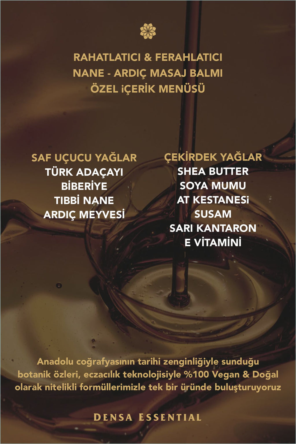 FERAHLATICI NANE - ARDIÇ MASAJ BALMI - RAHATLATICI MASAJ DENEYİMİ 50 ML