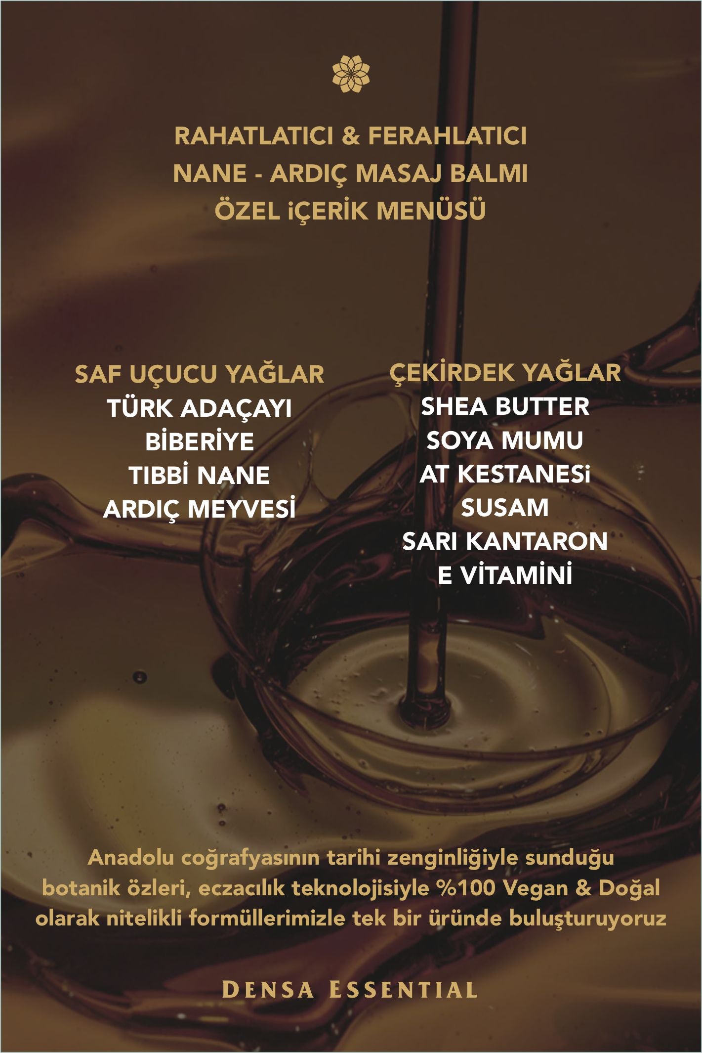 FERAHLATICI NANE - ARDIÇ MASAJ BALMI - RAHATLATICI MASAJ DENEYİMİ 50 ML