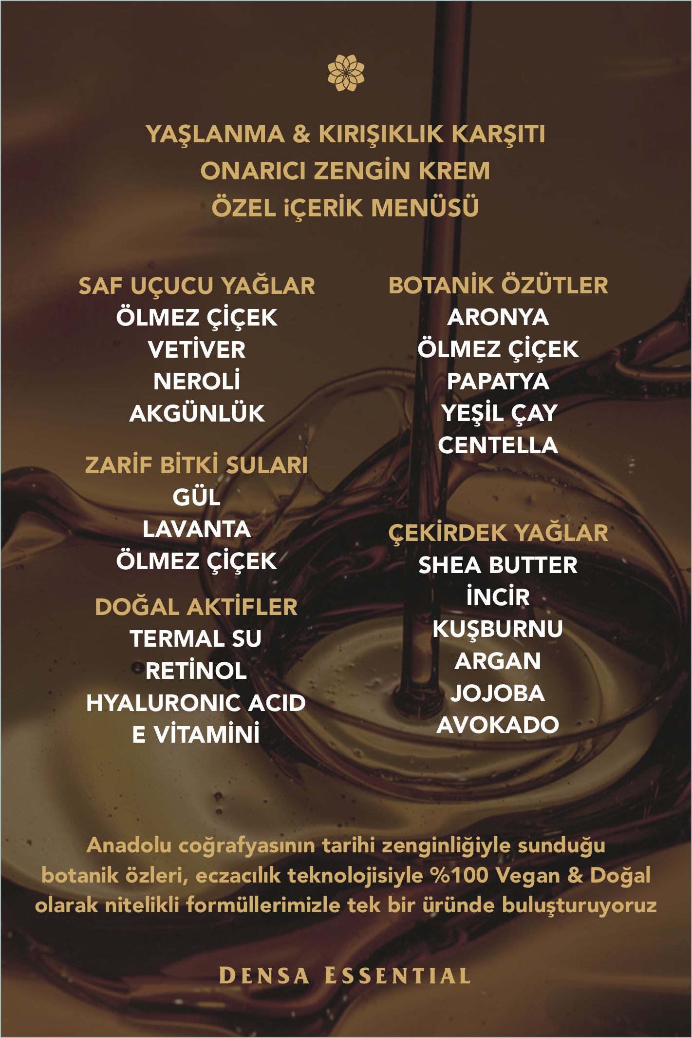 ONARICI ZENGİN KREM - YAŞLANMA & KIRIŞIKLIK KARŞITI ETKİLİ 50 ML