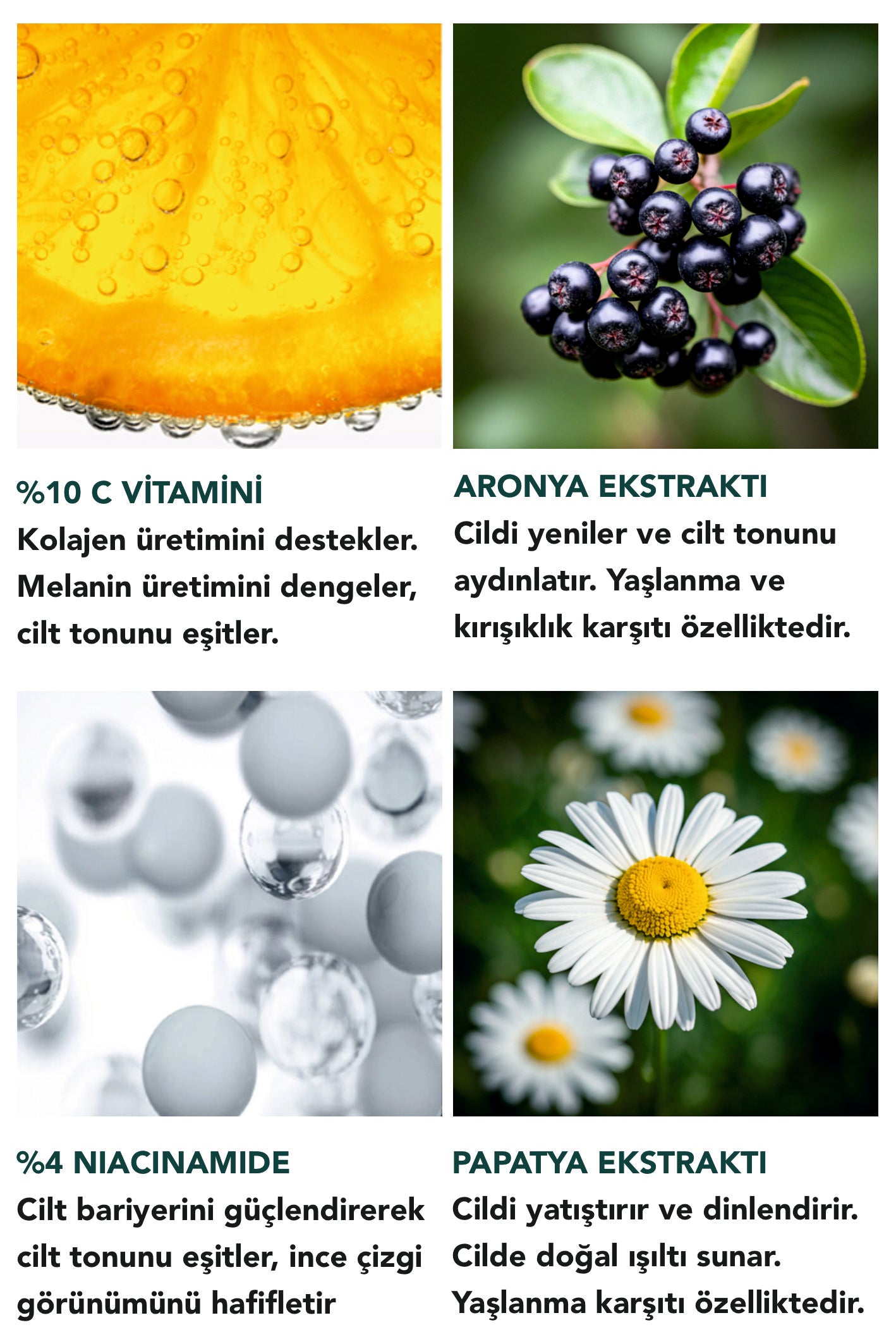AYDINLATICI - CANLANDIRICI - LEKE KARŞITI %10 C VİTAMİNİ SERUM - 50 ML