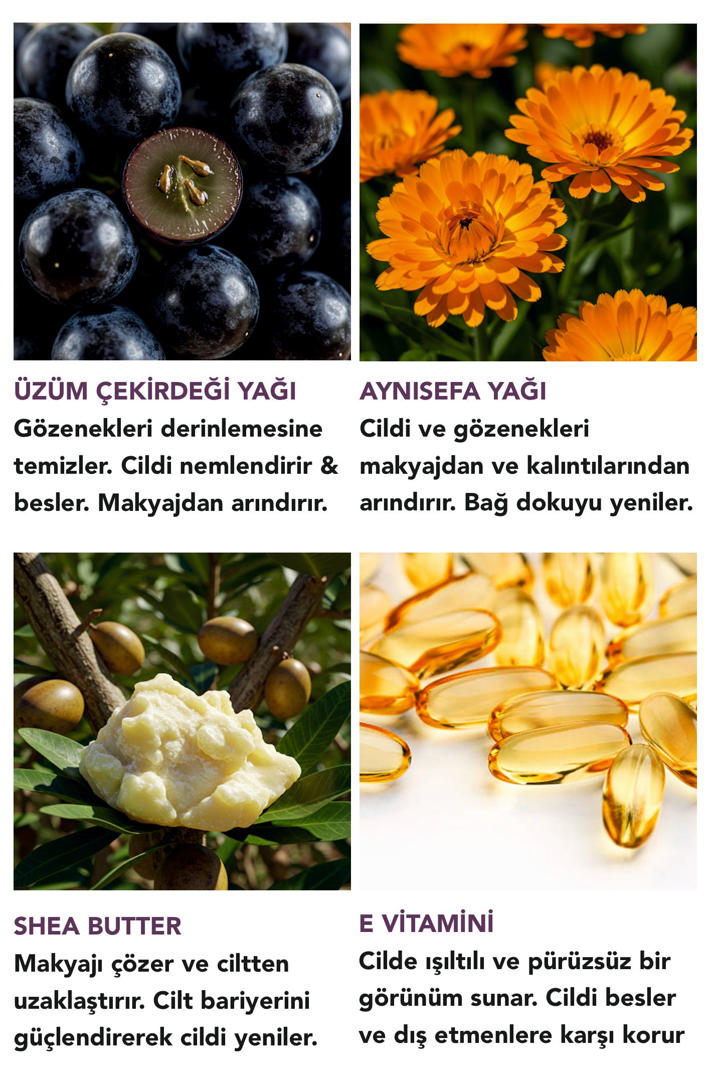 MAKYAJ & GÖZENEK TEMİZLEME BALMI - ARINDIRICI/YENİLEYİCİ/NEMLENDİRİCİ/BESLEYİCİ/PARLAKLIK ETKİLİ 50 ML