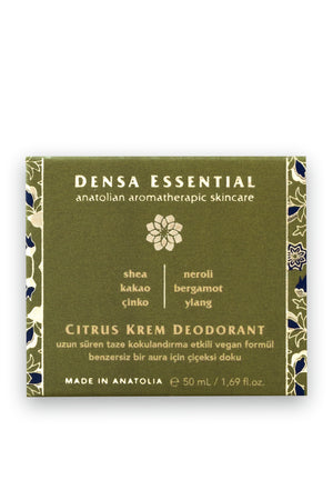 CITRUS KREM DEODORANT - GÜN BOYU SÜREN TAZE NARENCİYE KOKUSU 50 ML