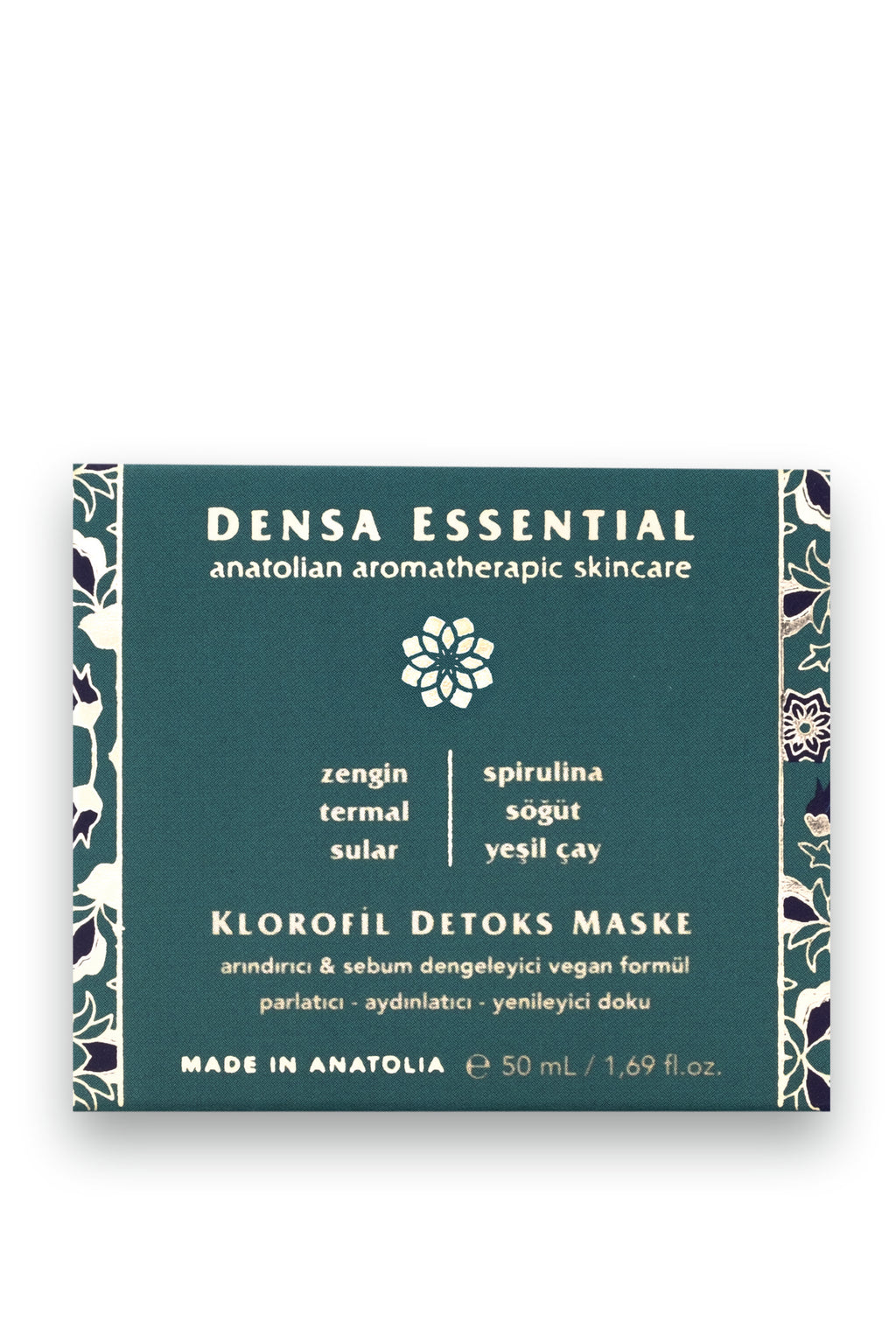 KLOROFİL DETOKS MASKE - ARINDIRICI/DENGELEYİCİ/PARLATICI ETKİLİ 50 ML