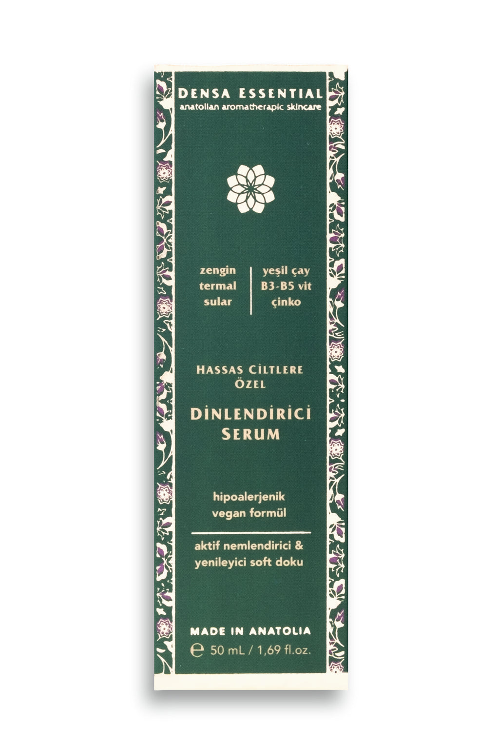 HASSAS CİLTLERE ÖZEL DİNLENDİRİCİ SERUM - KIZARIKLIK KARŞITI/ONARICI/HİPOALERJENİK ETKİLİ 50 ML