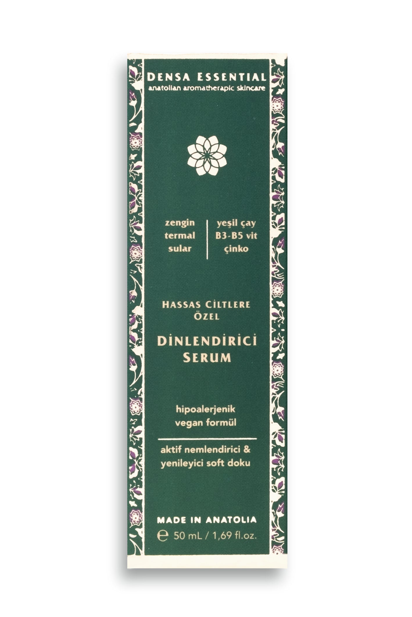 HASSAS CİLTLERE ÖZEL DİNLENDİRİCİ SERUM - KIZARIKLIK KARŞITI/ONARICI/HİPOALERJENİK ETKİLİ 50 ML