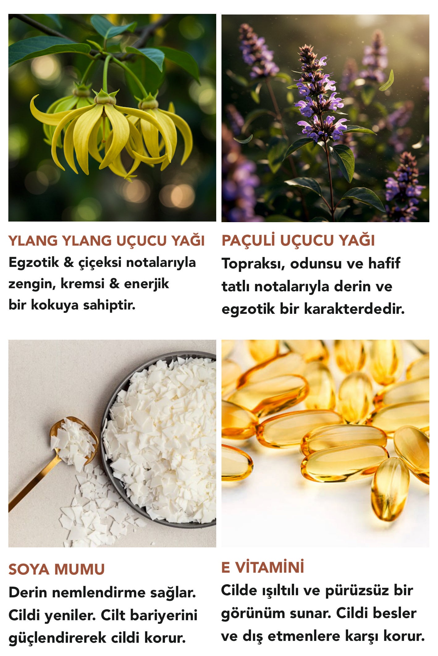 EGZOTİK FLORAL SPA MASAJ MUMU - SICAK/DİNLENDİRİCİ/BESLEYİCİ/NEMLENDİRİCİ MASAJ DENEYİMİ 50 ML