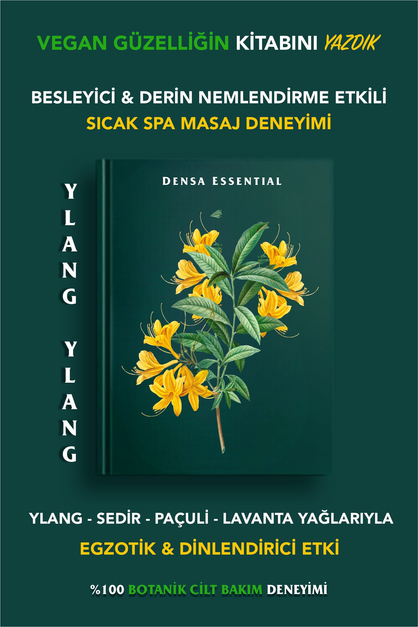 EGZOTİK FLORAL SPA MASAJ MUMU - SICAK/DİNLENDİRİCİ/BESLEYİCİ/NEMLENDİRİCİ MASAJ DENEYİMİ 50 ML