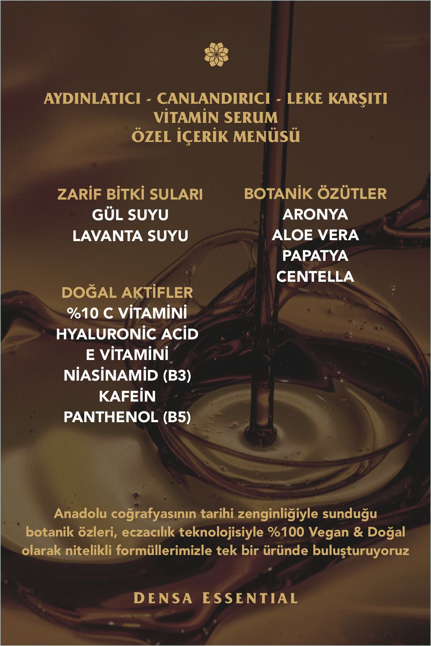 AYDINLATICI - CANLANDIRICI - LEKE KARŞITI %10 C VİTAMİNİ SERUM - 50 ML