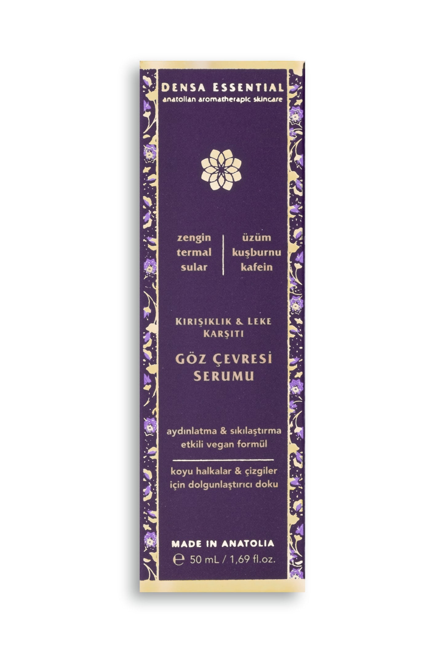 GÖZ ÇEVRESİ SERUMU - KIRIŞIKLIK/LEKE/TORBALANMA/ÇİZGİ/KOYU HALKA KARŞITI & NEMLENDİRİCİ ETKİLİ 50 ML