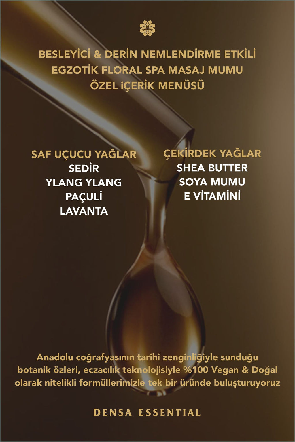 EGZOTİK FLORAL SPA MASAJ MUMU - SICAK/DİNLENDİRİCİ/BESLEYİCİ/NEMLENDİRİCİ MASAJ DENEYİMİ 50 ML