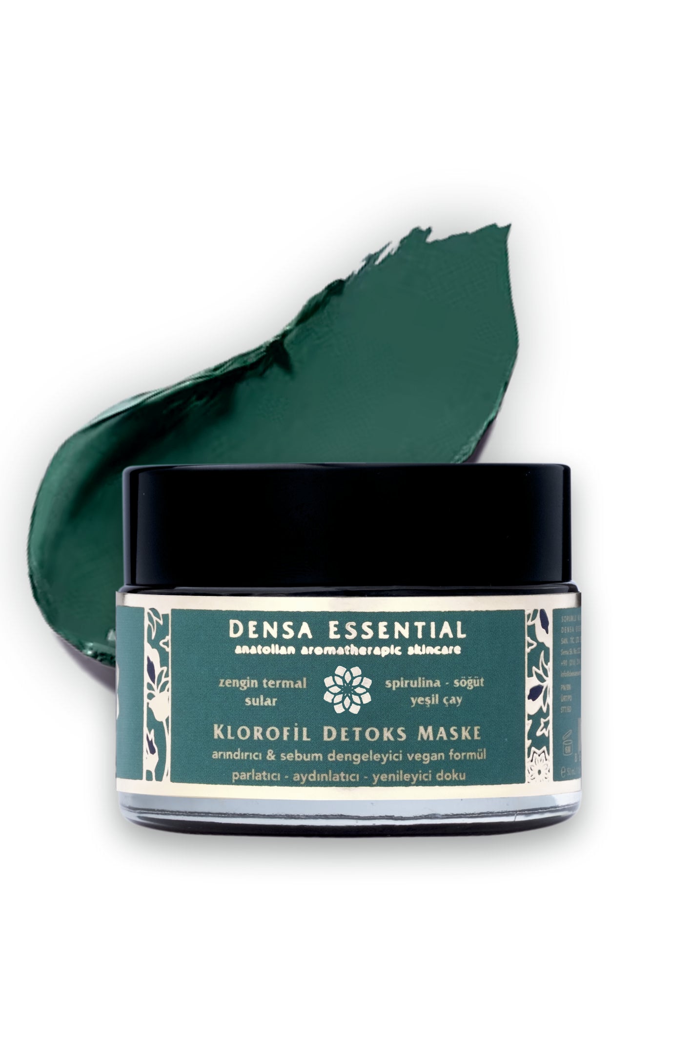 KLOROFİL DETOKS MASKE - ARINDIRICI/DENGELEYİCİ/PARLATICI ETKİLİ 50 ML