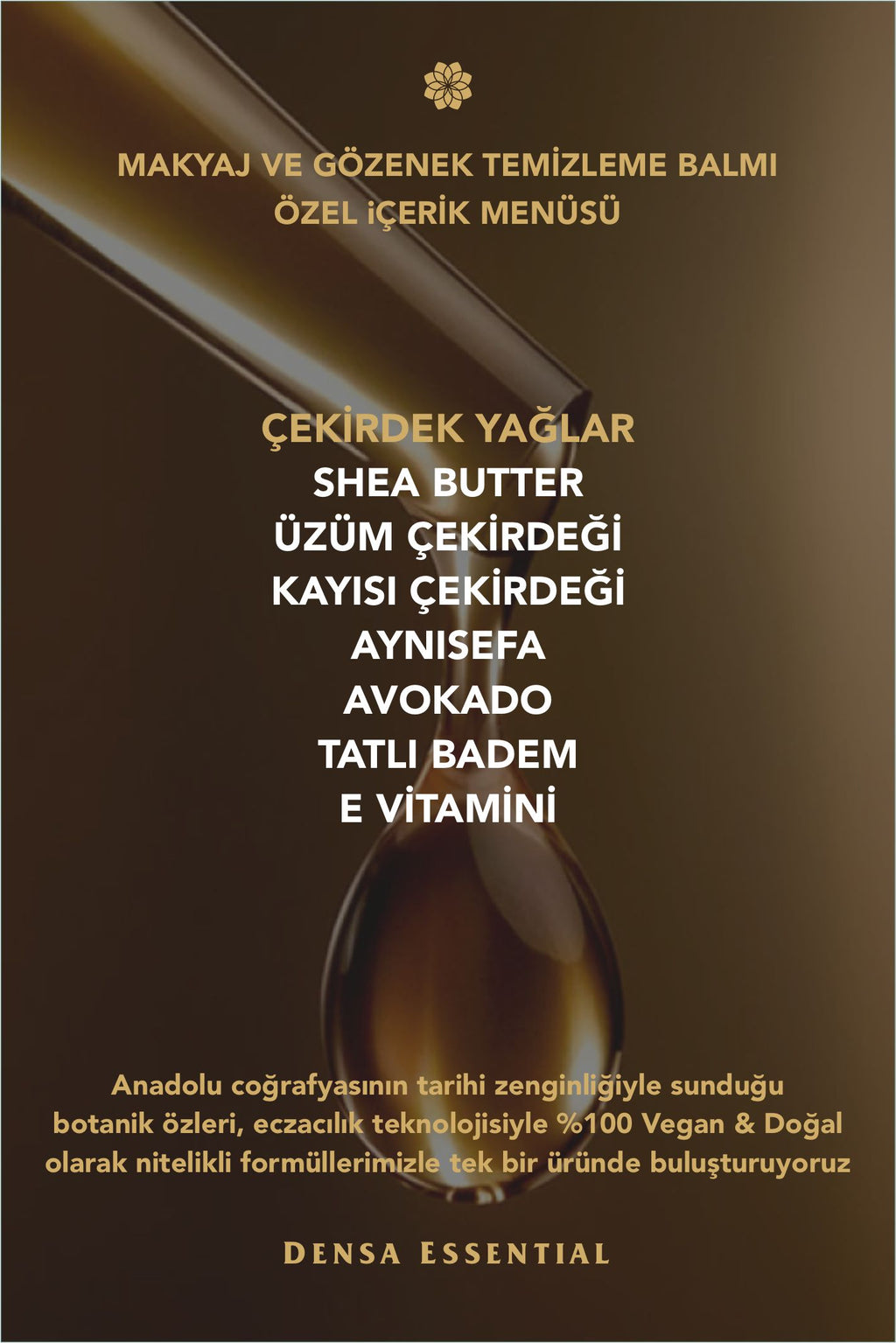 MAKYAJ & GÖZENEK TEMİZLEME BALMI - ARINDIRICI/YENİLEYİCİ/NEMLENDİRİCİ/BESLEYİCİ/PARLAKLIK ETKİLİ 50 ML