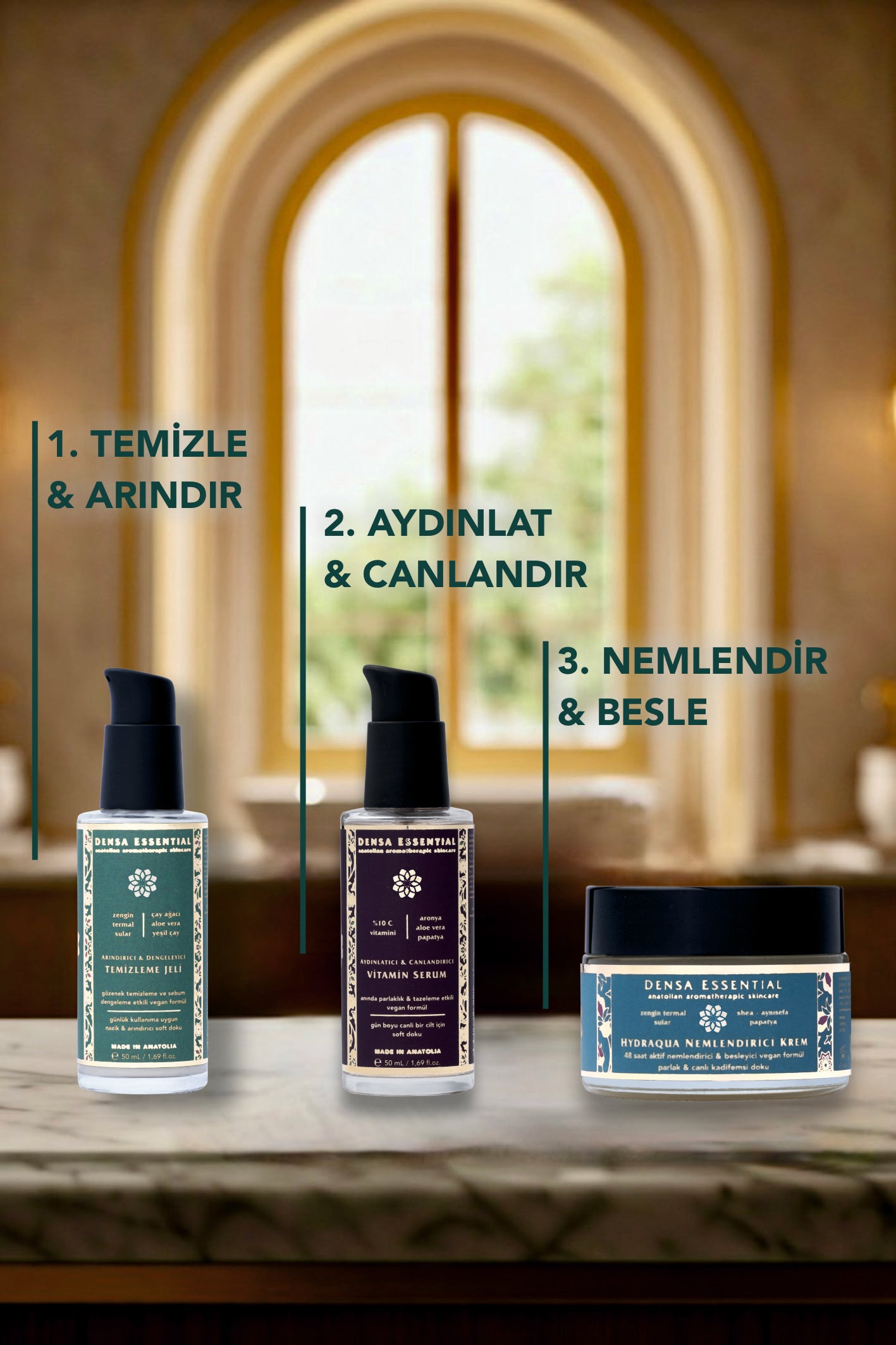 AYDINLATICI - CANLANDIRICI - LEKE KARŞITI %10 C VİTAMİNİ SERUM - 50 ML
