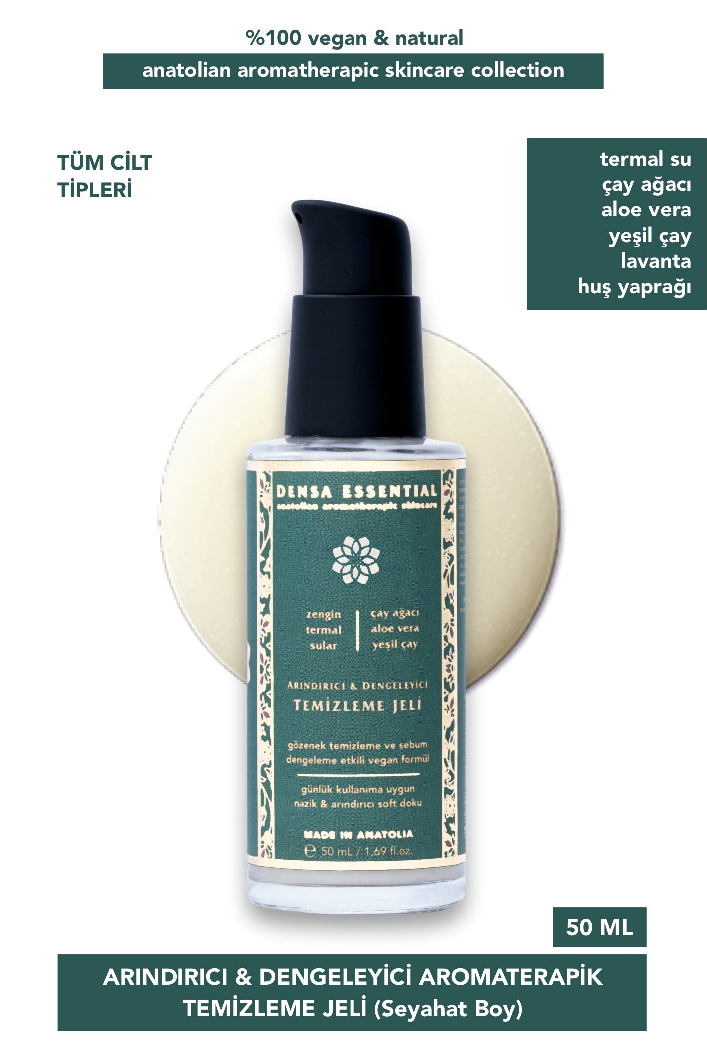 ARINDIRICI & DENGELEYİCİ AROMATERAPİK TEMİZLEME JELİ