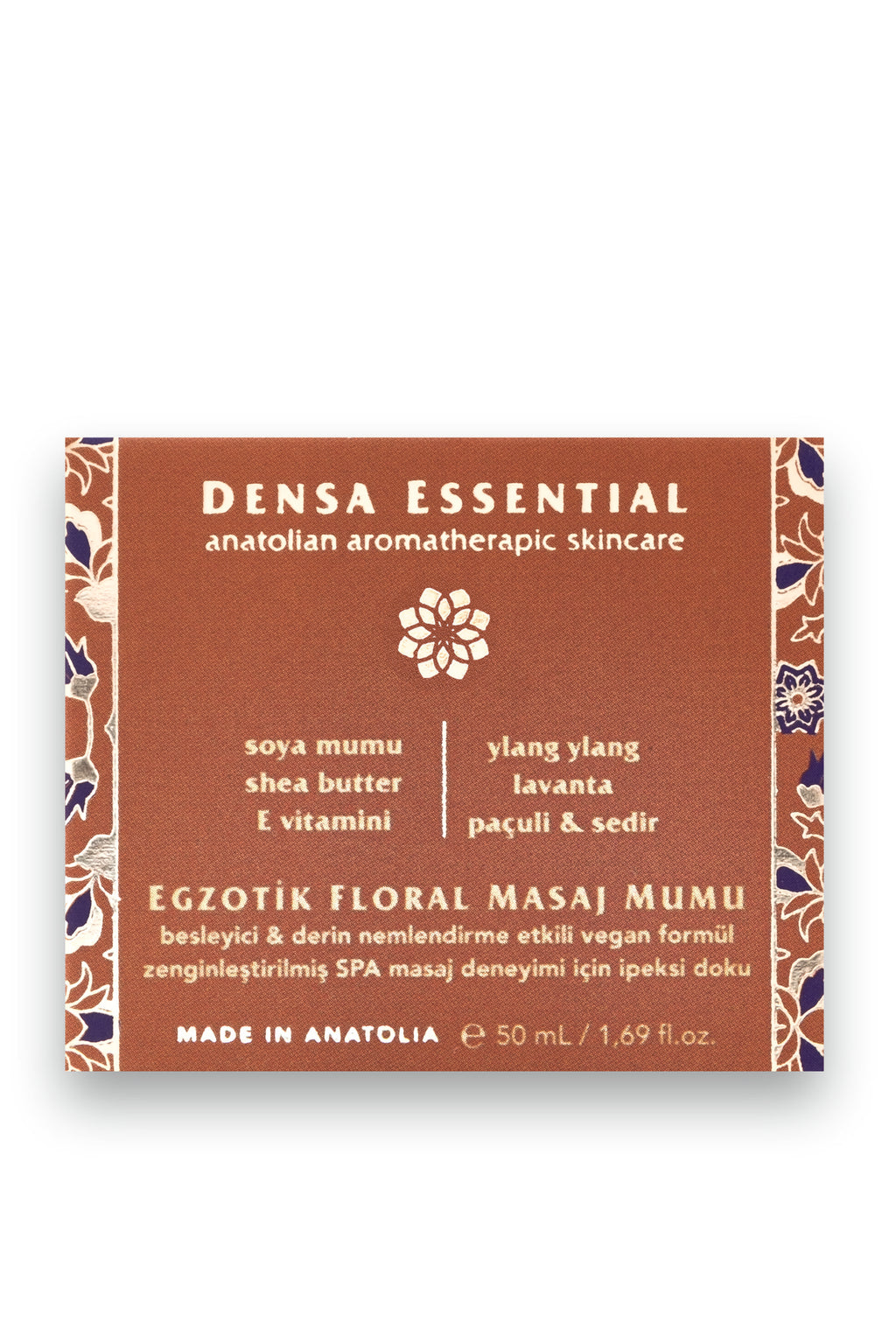 EGZOTİK FLORAL SPA MASAJ MUMU - SICAK/DİNLENDİRİCİ/BESLEYİCİ/NEMLENDİRİCİ MASAJ DENEYİMİ 50 ML