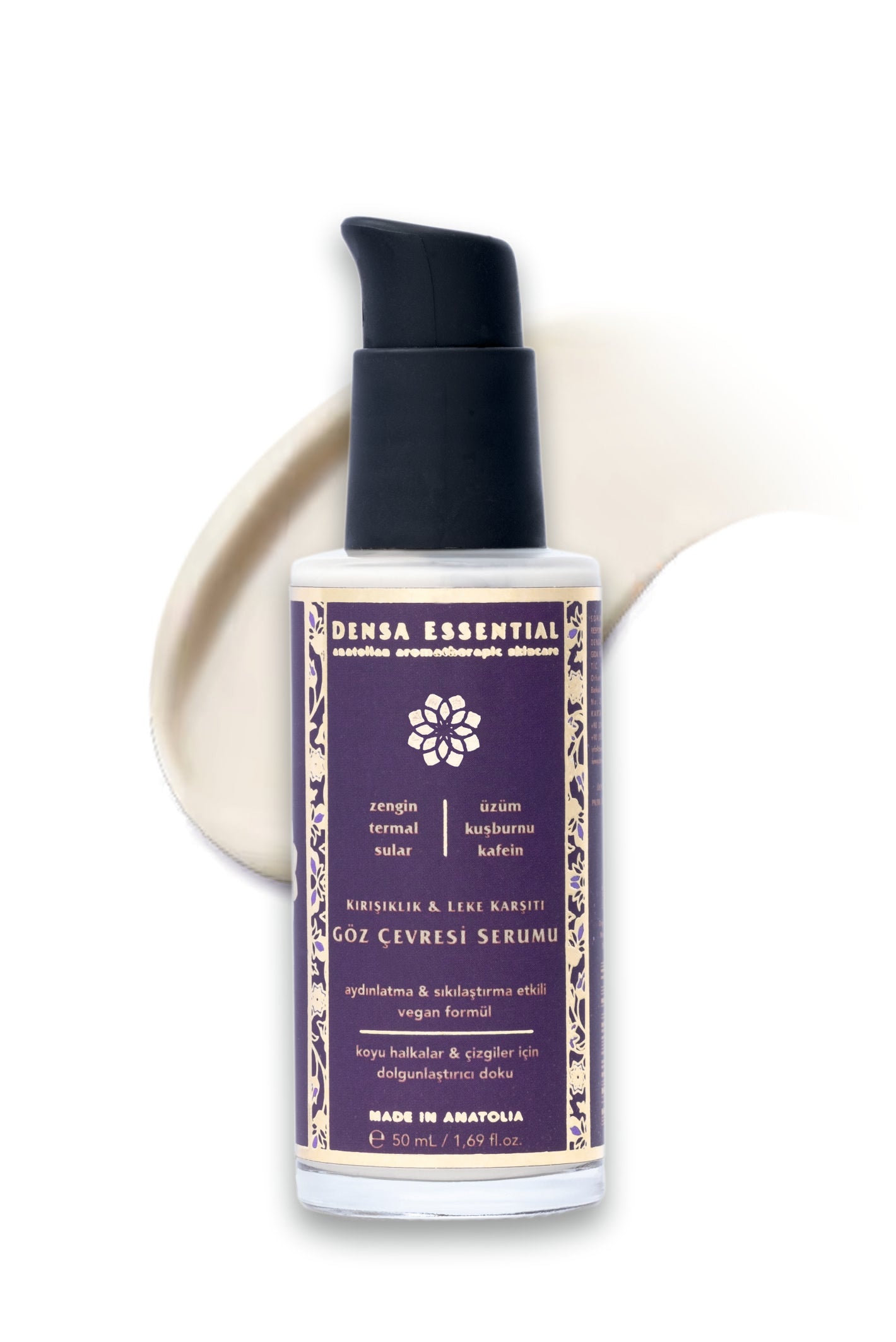 GÖZ ÇEVRESİ SERUMU - KIRIŞIKLIK/LEKE/TORBALANMA/ÇİZGİ/KOYU HALKA KARŞITI & NEMLENDİRİCİ ETKİLİ 50 ML