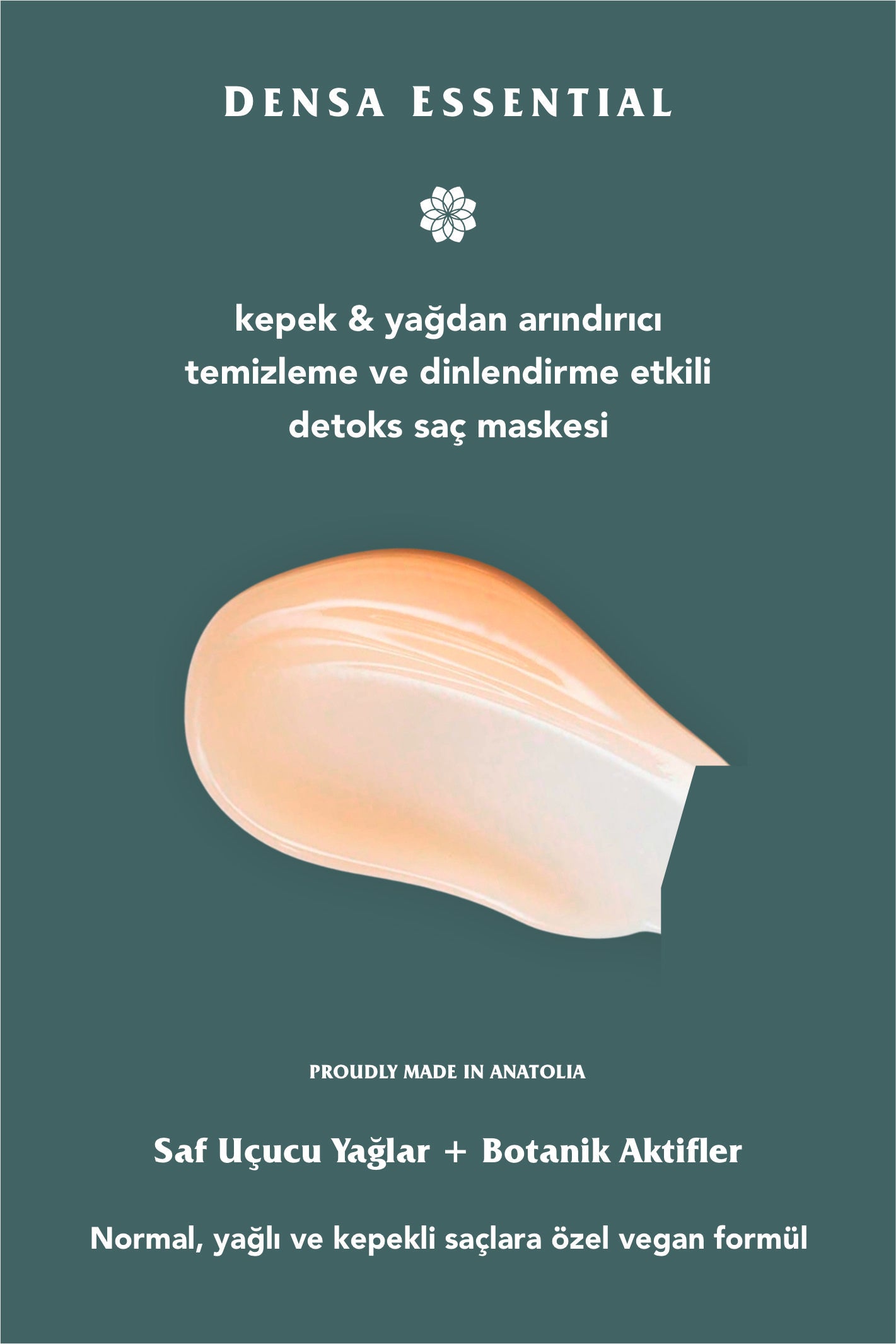 DETOKS SAÇ MASKESİ - ARINDIRMA/TEMİZLEME/DİNLENDİRME ETKİLİ YAĞLI SAÇ & KEPEK KARŞITI 50 ML