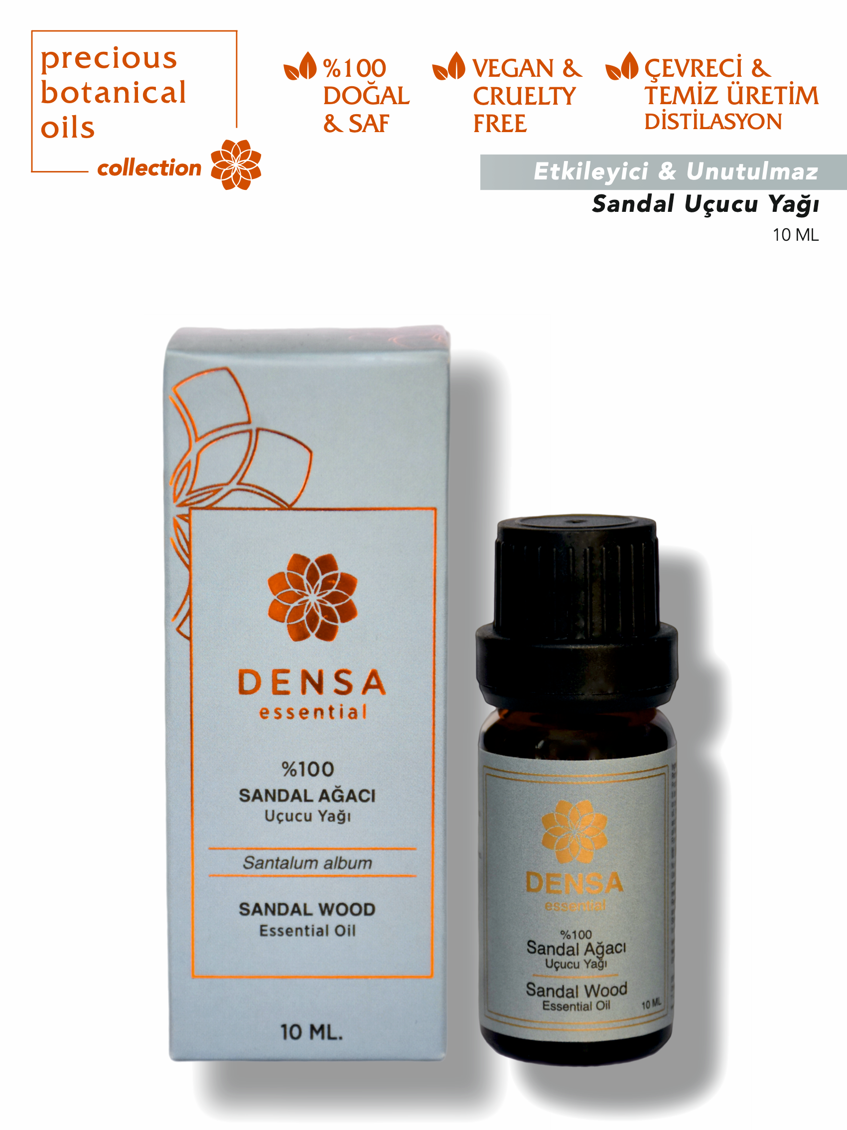 %100 Sandal Ağacı Uçucu Yağı 10 ML