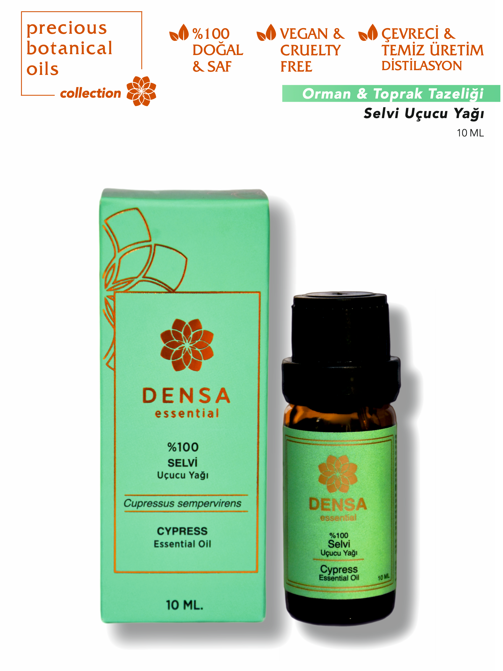 %100 Selvi Uçucu Yağı 10 ML
