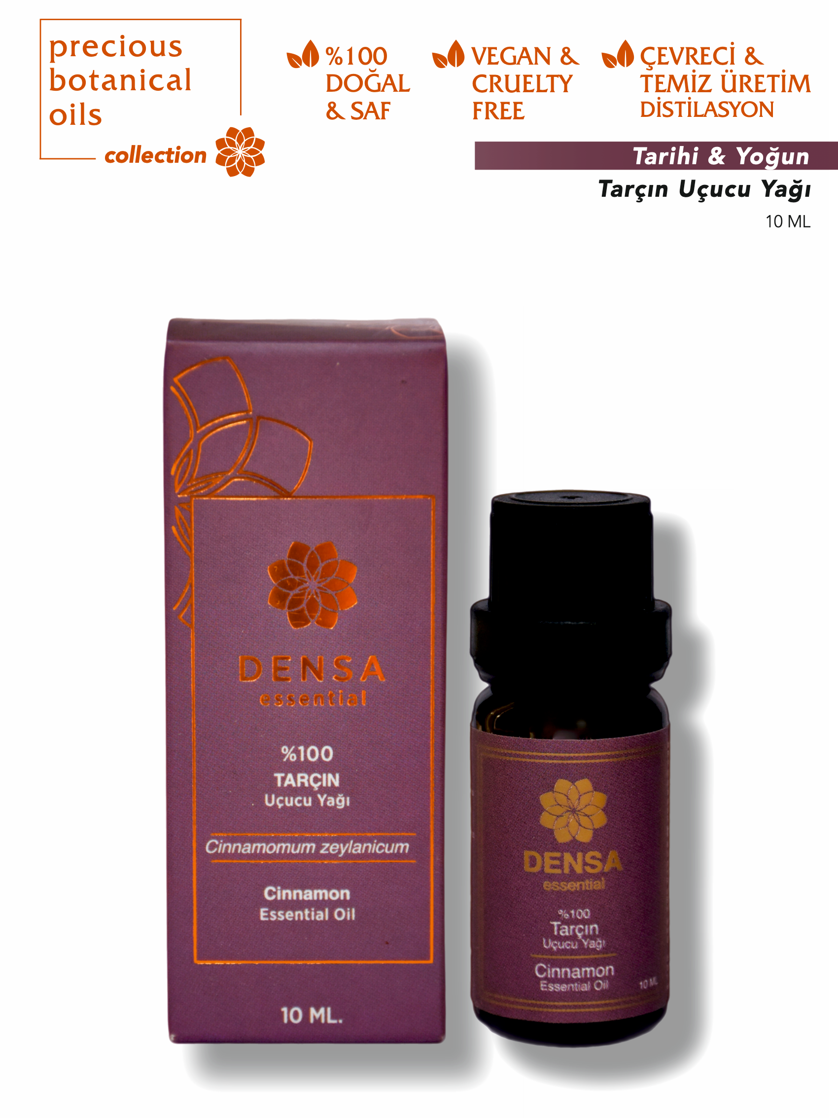 %100 Tarçın Uçucu Yağı 10 ML
