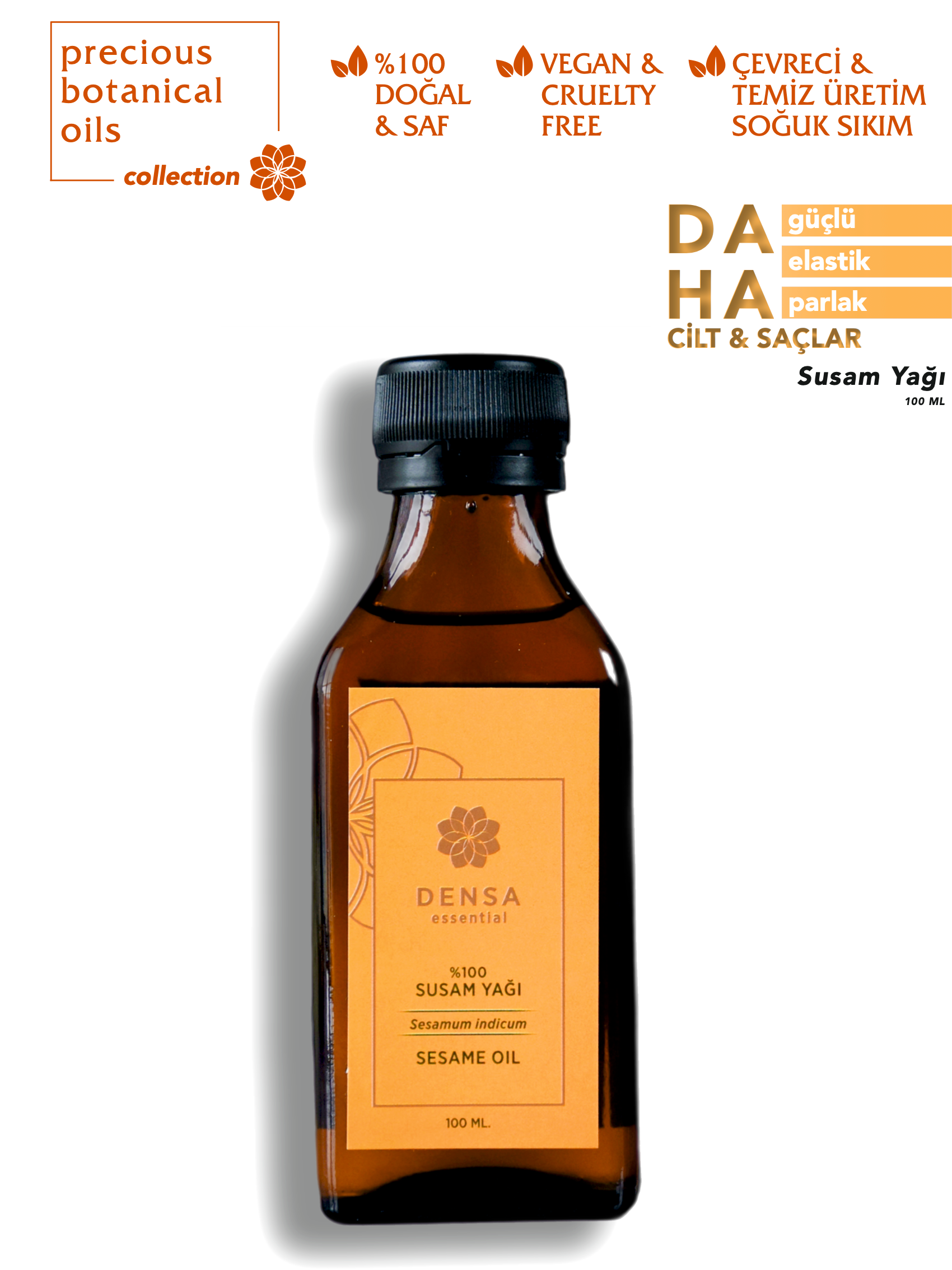 %100 Susam Yağı 100 ML