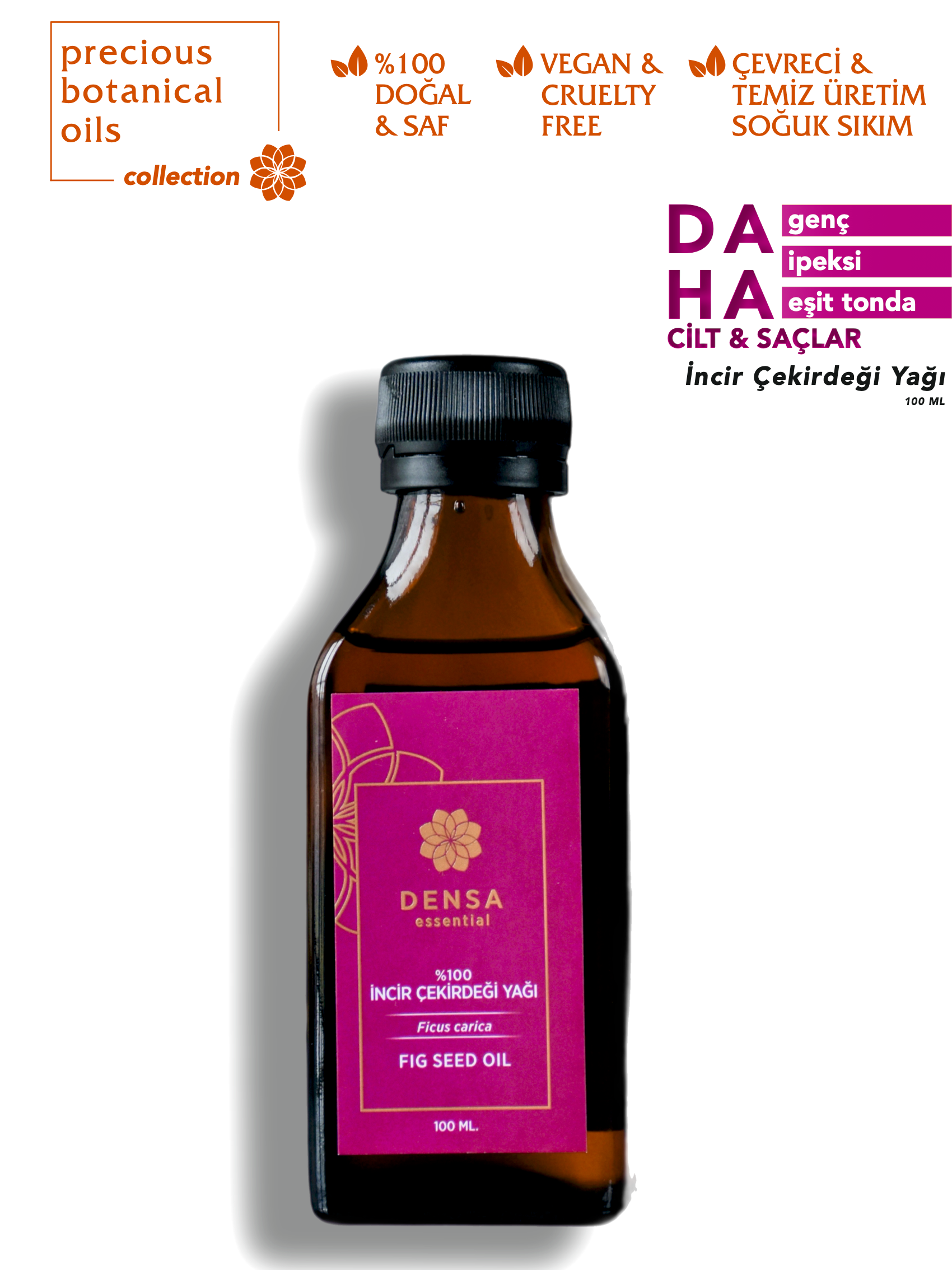 %100 İncir Çekirdeği Yağı 100 ML