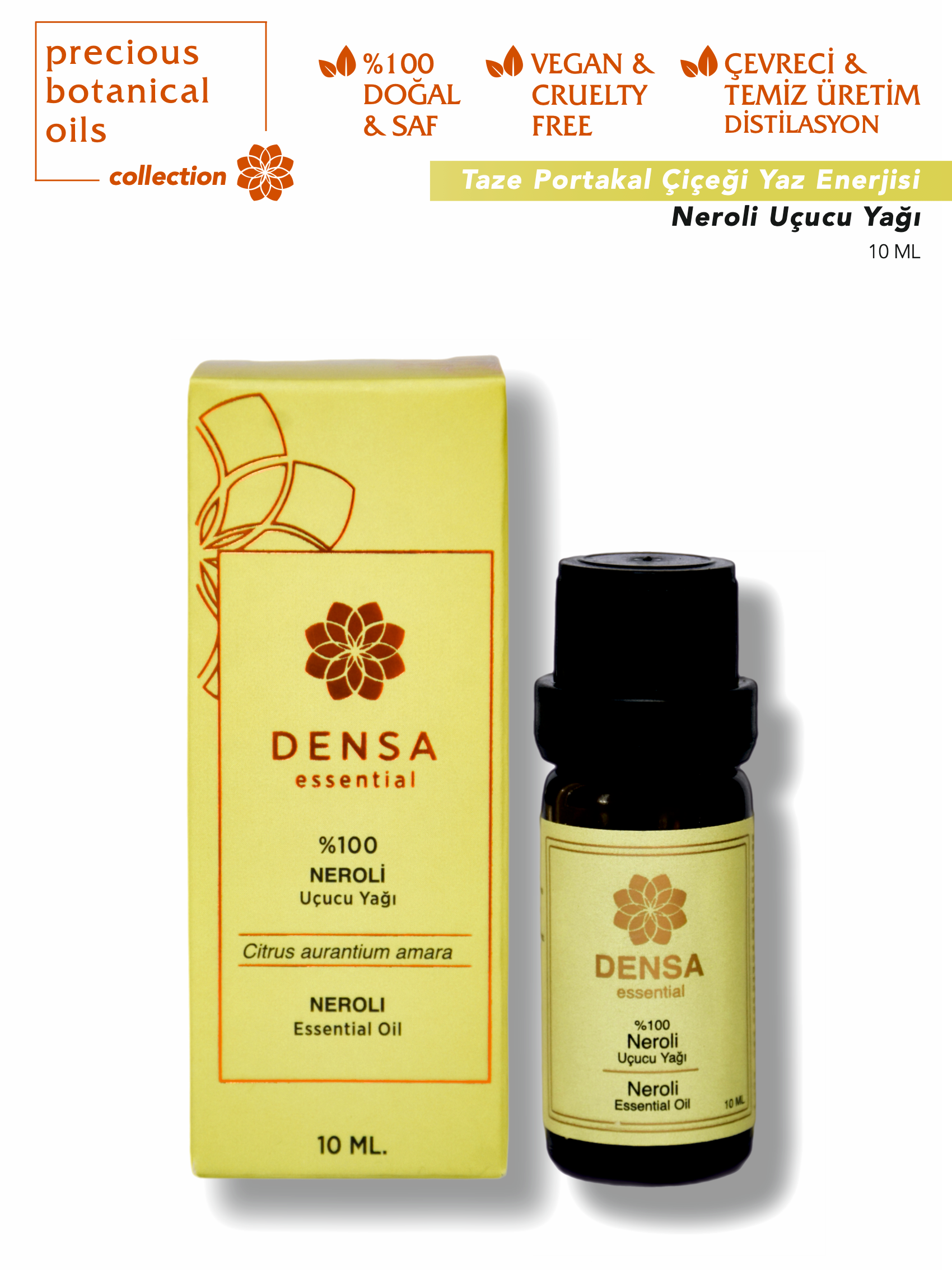 %100 Neroli (Portakal Çiçeği) Uçucu Yağı
